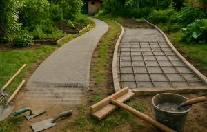 Чем армировать садовую дорожку: сетка или арматура? Полный разбор для дачника