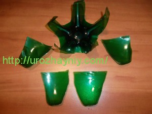 Роза из пластиковой бутылки