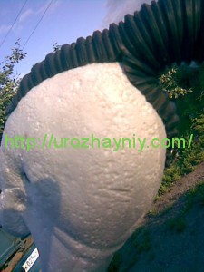 Садовый лебедь своими руками