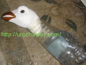 Птицы из пластиковых бутылок