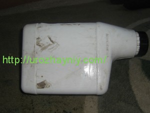 Аист из пластиковых бутылок