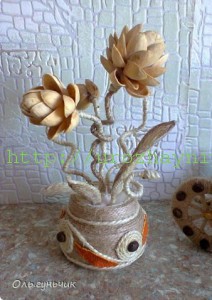 Топиарий из фисташек