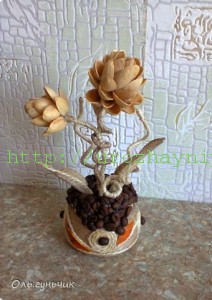 Топиарий из фисташек