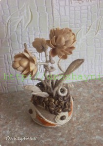 Топиарий из фисташек