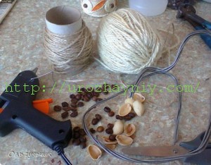 Топиарий из фисташек