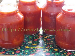 помидоры в томатном соке