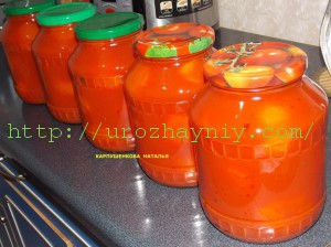 помидоры в томатном соке