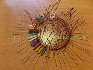 Фруктовница из бумажной лозы своими руками. Мастер-класс Наталии Шлерет