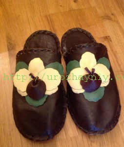 Как сшить тапочки из кожи своими руками. Мастер-класс Нины Аракеловой