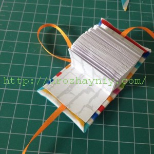 Как сделать брелок-блокнот своими руками. Мастер-класс Наталии Остапенко