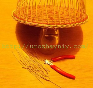 Фруктовница из бумажной лозы своими руками. Мастер-класс Наталии Шлерет