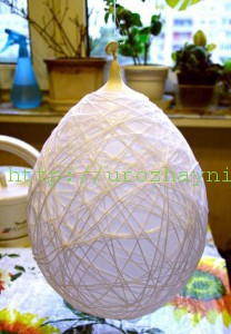 Люстра из ниток. Мастер-класс Ирины Мерцаловой.