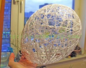 Люстра из ниток. Мастер-класс Ирины Мерцаловой.