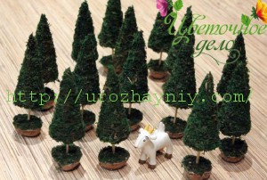 Мини эко-елочка своими руками. Мастер-класс Степаненко Елизаветы