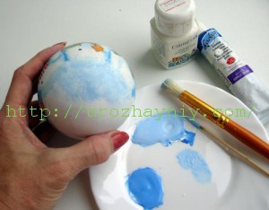 Декупаж елочного шара своими руками. Мастер-класс Елены Сухотиной