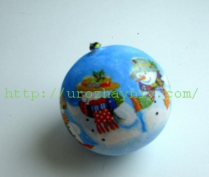 Декупаж елочного шара своими руками. Мастер-класс Елены Сухотиной