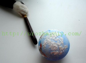 Декупаж елочного шара своими руками. Мастер-класс Елены Сухотиной