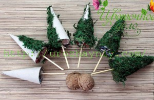 Мини эко-елочка своими руками. Мастер-класс Степаненко Елизаветы