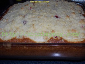 Простой пирог с яблоками