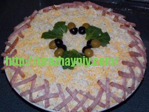 Салат Полянка с шампиньонами. Пошаговый рецепт Натальи Карпушенковой