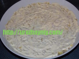 Салат Полянка с шампиньонами. Пошаговый рецепт Натальи Карпушенковой