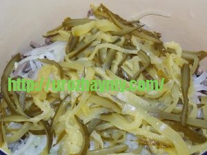 Салат из свиного сердца