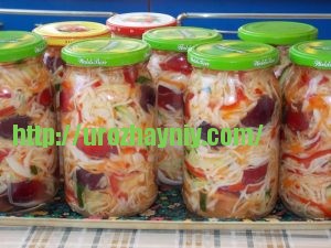 Салат с капустой и сливой на зиму. Пошаговый рецепт Натальи Карпушенковой