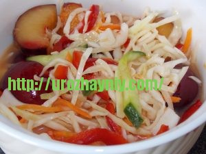 Салат с капустой и сливой на зиму. Пошаговый рецепт Натальи Карпушенковой
