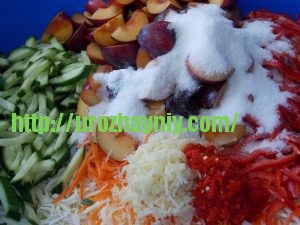 Салат с капустой и сливой на зиму. Пошаговый рецепт Натальи Карпушенковой